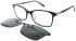 CAT CTSC-0031 CL glasses in Black/Clear