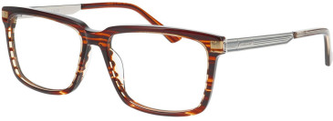 Jaguar 32012 glasses in Brown Pattern