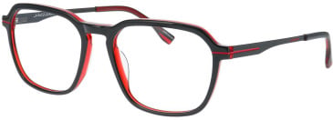 Jaguar 32505 glasses in Black/Red