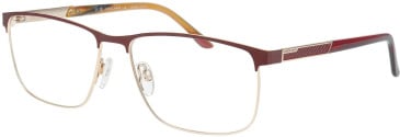 Jaguar 33129-58 glasses in Burgundy/Gold