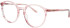 Morgan 200005 glasses in Clear Pink/Brown