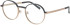 ProDesign Denmark LOCK 1 glasses in Gold