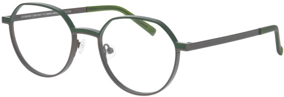 ProDesign Denmark LOCK 2 glasses in Green/Grey