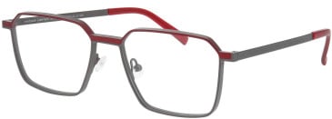 ProDesign Denmark LOCK 3 glasses in Red/Grey
