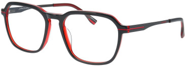 Jaguar 32505 glasses in Black/Red