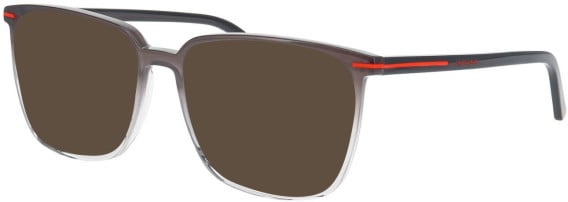 Jaguar 31532 sunglasses in Clear Grey/Red