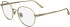 Calvin Klein CK24101N-49 glasses in Matte Gold