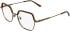 Calvin Klein CK25113 glasses in Amber Gold
