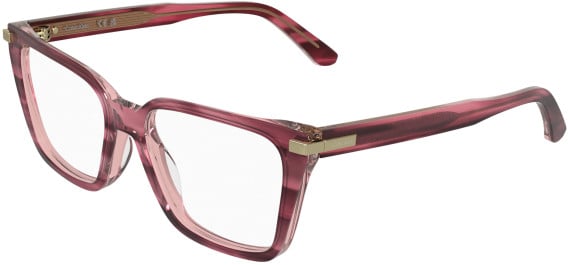 Calvin Klein CK26515 glasses in Transparent Striped Burgundy