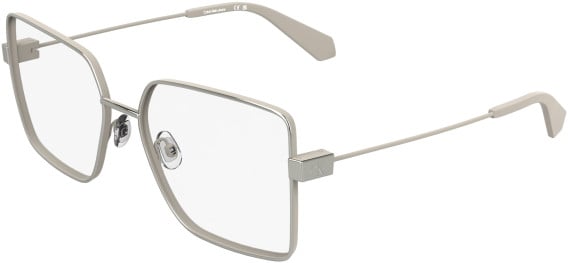Calvin Klein CKJ26203 glasses in Silver/Matte Ivory