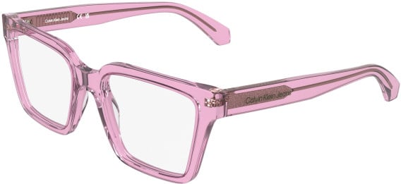 Calvin Klein CKJ26304 glasses in Transparent Pink To Khaki