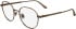 Calvin Klein CK24101N-49 glasses in Amber Gold