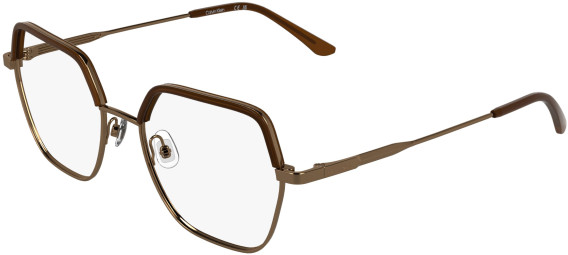 Calvin Klein CK25113 glasses in Amber Gold
