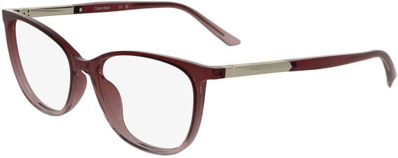 Calvin Klein CK25512 glasses in Transparent Burgundy/Rose