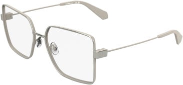 Calvin Klein CKJ26203 glasses in Silver/Matte Ivory