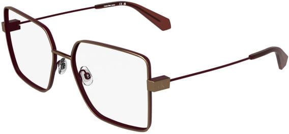Calvin Klein CKJ26203 glasses in Amber Gold/Matte Burgundy