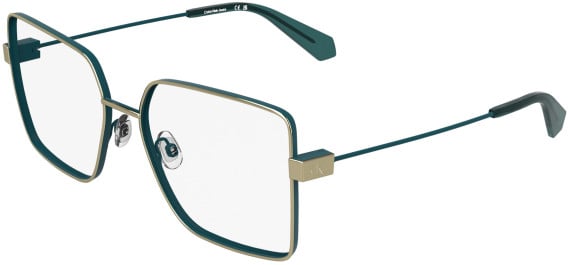 Calvin Klein CKJ26203 glasses in Gold/Matte Petrol