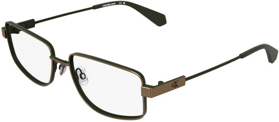 Calvin Klein CKJ26223 glasses in Amber Gold/Khaki