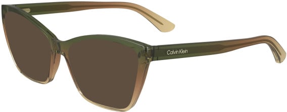 Calvin Klein CK24523 sunglasses in Khaki/Brown