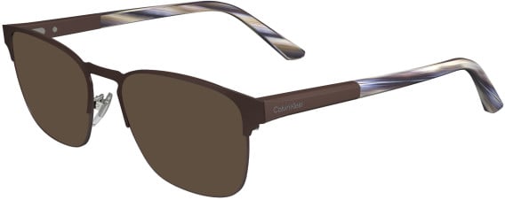 Calvin Klein CK23129 sunglasses in Matte Brown