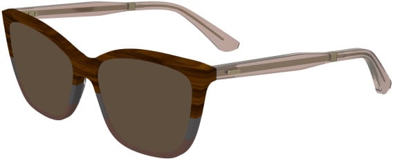 Calvin Klein CK23545 sunglasses in Striped Brown/Grey/Rose