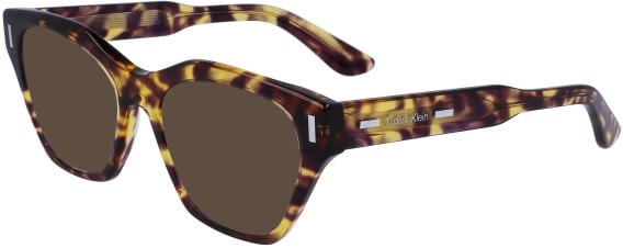 Calvin Klein CK23518 sunglasses in Violet Havana