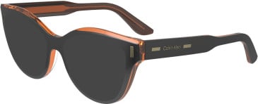 Calvin Klein CK23541 sunglasses in Black/Brown
