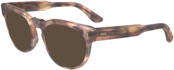 Calvin Klein CK23542 sunglasses in Nude Havana