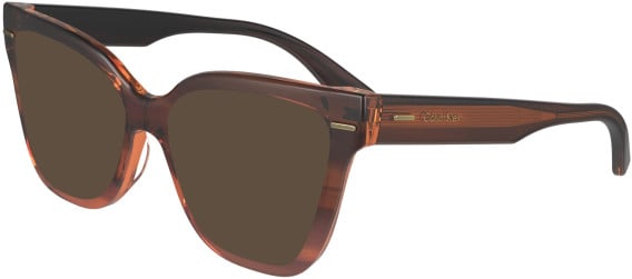 Calvin Klein CK23543 sunglasses in Striped Brown