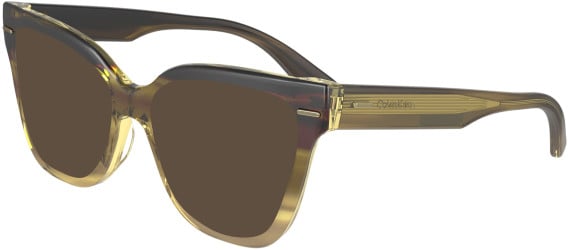 Calvin Klein CK23543 sunglasses in Striped Khaki