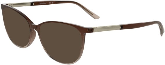 Calvin Klein CK25512 sunglasses in Transparent Brown/Rose