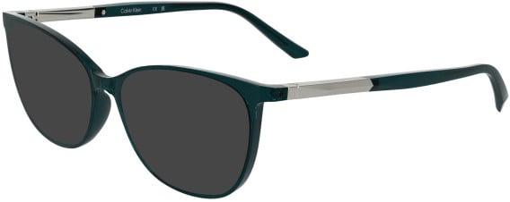Calvin Klein CK25512 sunglasses in Transparent Petrol