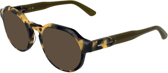 Calvin Klein CK25545 sunglasses in Yellow Havana