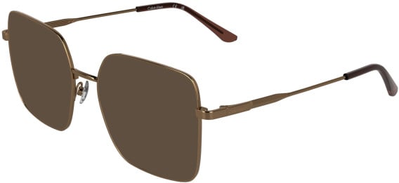 Calvin Klein CK26103 sunglasses in Amber Gold