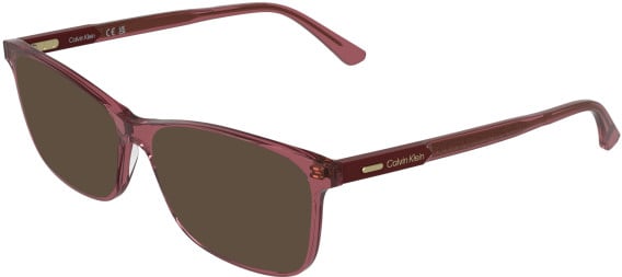 Calvin Klein CK26516-53 sunglasses in Transparent Burgundy