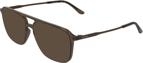 Calvin Klein CK26538 sunglasses in Transparent Brown