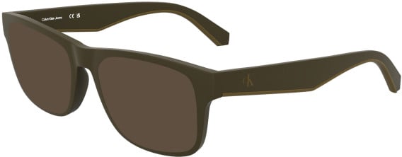 Calvin Klein CKJ25613-57 sunglasses in Matte Brown