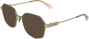 Calvin Klein CKJ26224 sunglasses in Gold