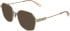 Calvin Klein CKJ26224 sunglasses in Gold