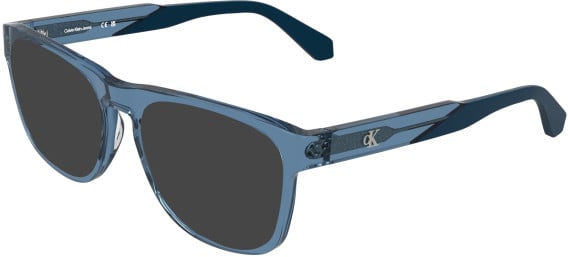 Calvin Klein CKJ26614 sunglasses in Transparent Blue