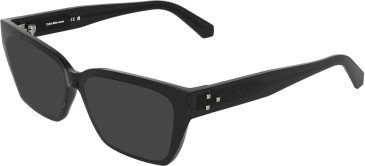 Calvin Klein CKJ26635 sunglasses in Transparent Dark Grey