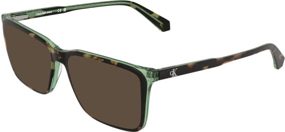 Calvin Klein CKJ26636 sunglasses in Havana/Green