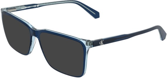 Calvin Klein CKJ26636 sunglasses in Transparent Blue