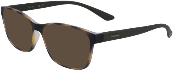 Calvin Klein CK23528N sunglasses in Green Havana