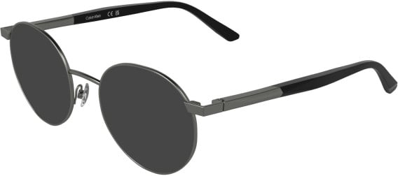 Calvin Klein CK25112 sunglasses in Dark Ruthenium