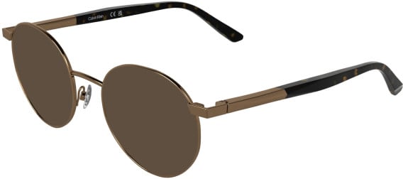 Calvin Klein CK25112 sunglasses in Amber Gold