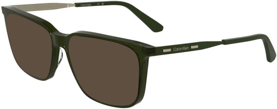 Calvin Klein CK25517 sunglasses in Transparent Khaki