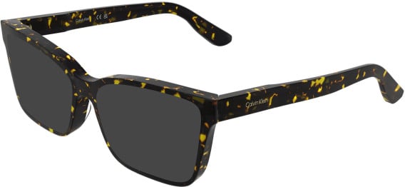 Calvin Klein CK25543 sunglasses in Yellow Havana
