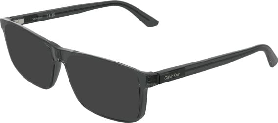 Calvin Klein CK25546-58 sunglasses in Transparent Grey