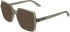 Calvin Klein CK25547 sunglasses in Transparent Brown